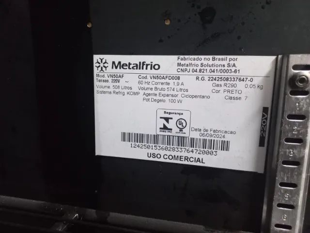 Cervejeira Metal Frio 220v optma all black 584L - Foto 5