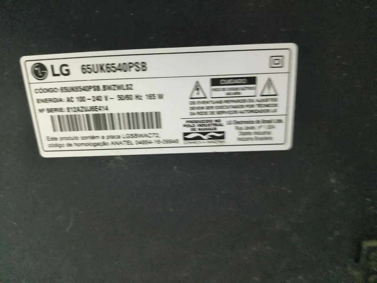 Televisão pra retirada de peças 65 polegadas lg - Foto 2