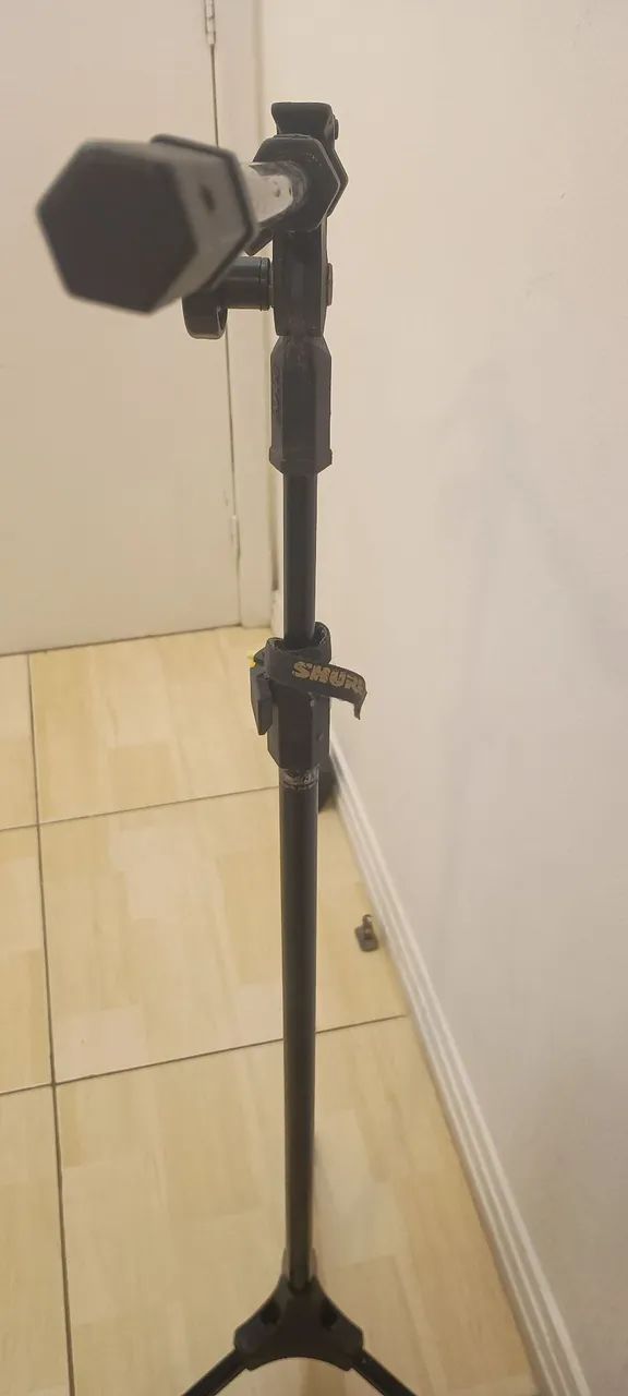 Pedestral girafa de ferro profissional para microfone  - Foto 2