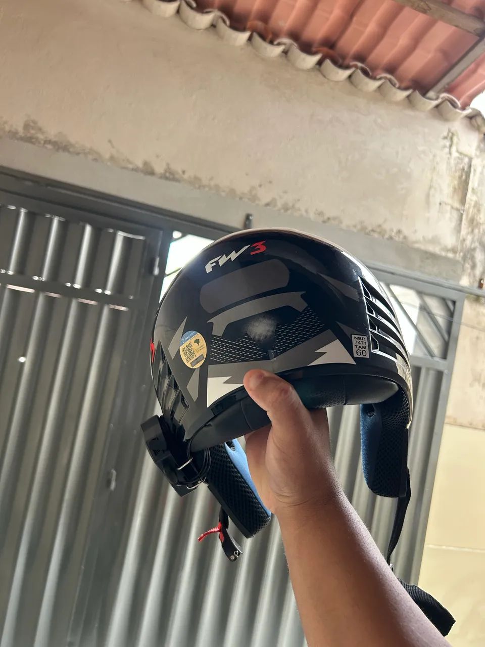 Capacete Fw3 N60 com Óculos - Foto 2