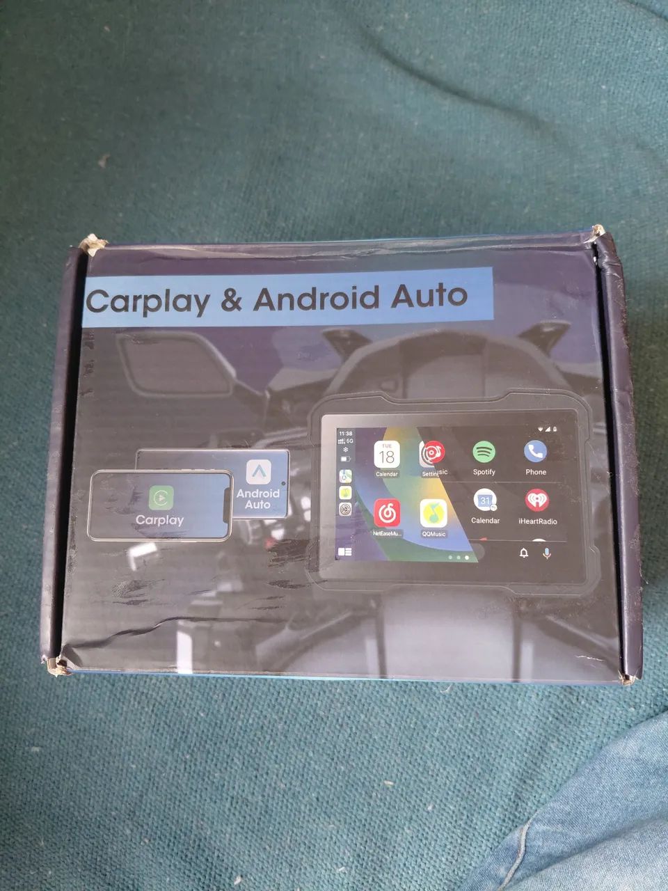 Multimidia dw moto  com car play e android auto 