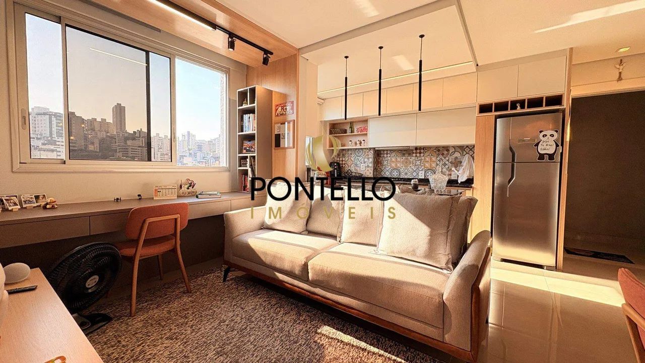 Apartamento com aproximadamente 47m² à venda  1 quarto e 2 vagas  Buritis.