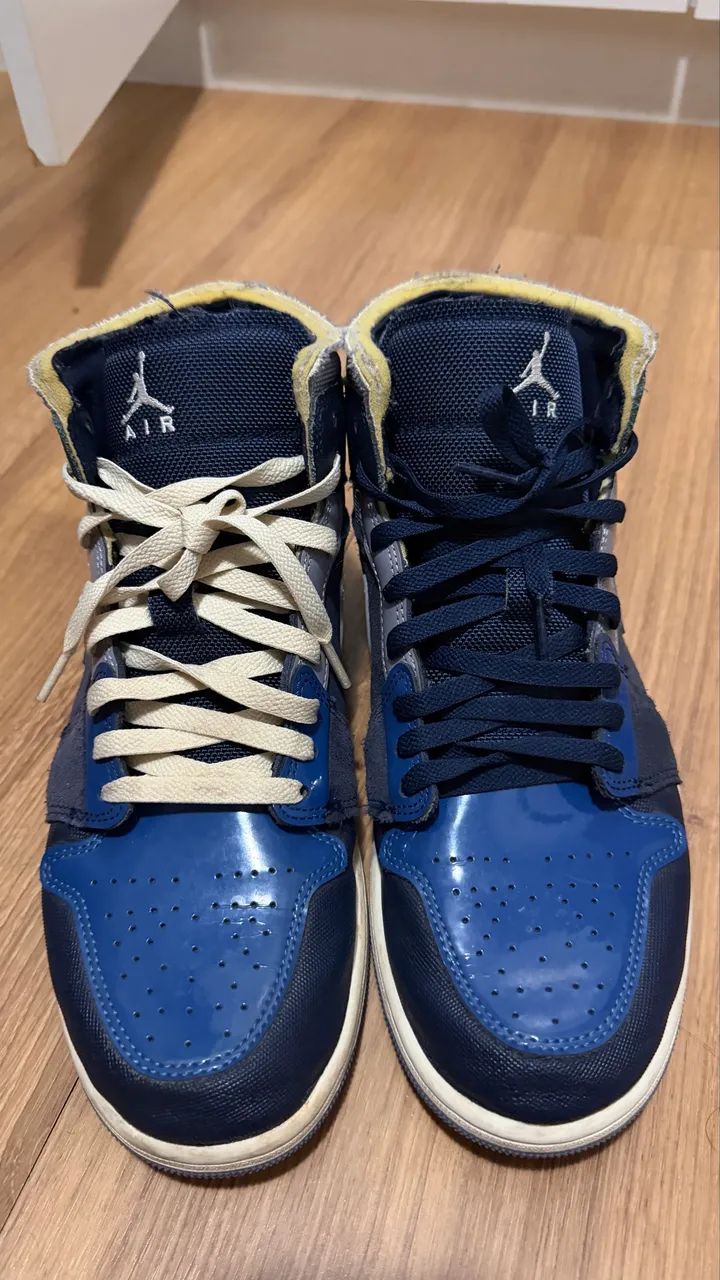 Jordan mid azul - Foto 4