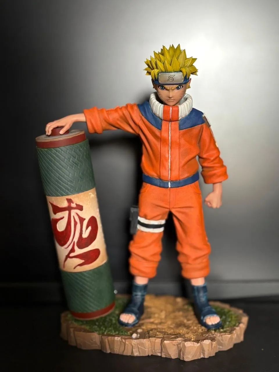 Figure Naruto Uzumaki Clássico - Estátua Colecionável Pintada à Mão - Foto 3
