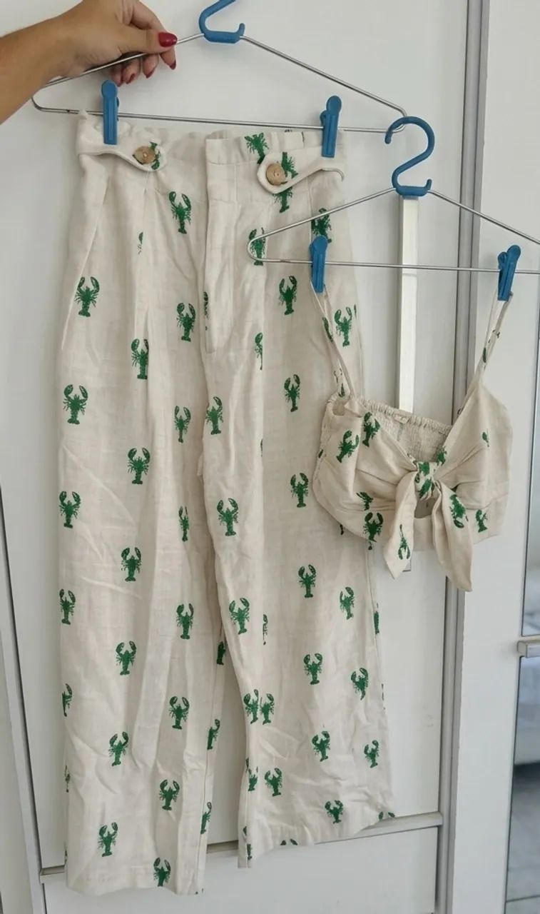Conjunto calça e top 