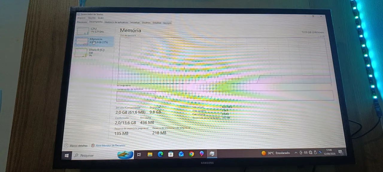 Desktop I5 12Gb de ram e SSD - Foto 5