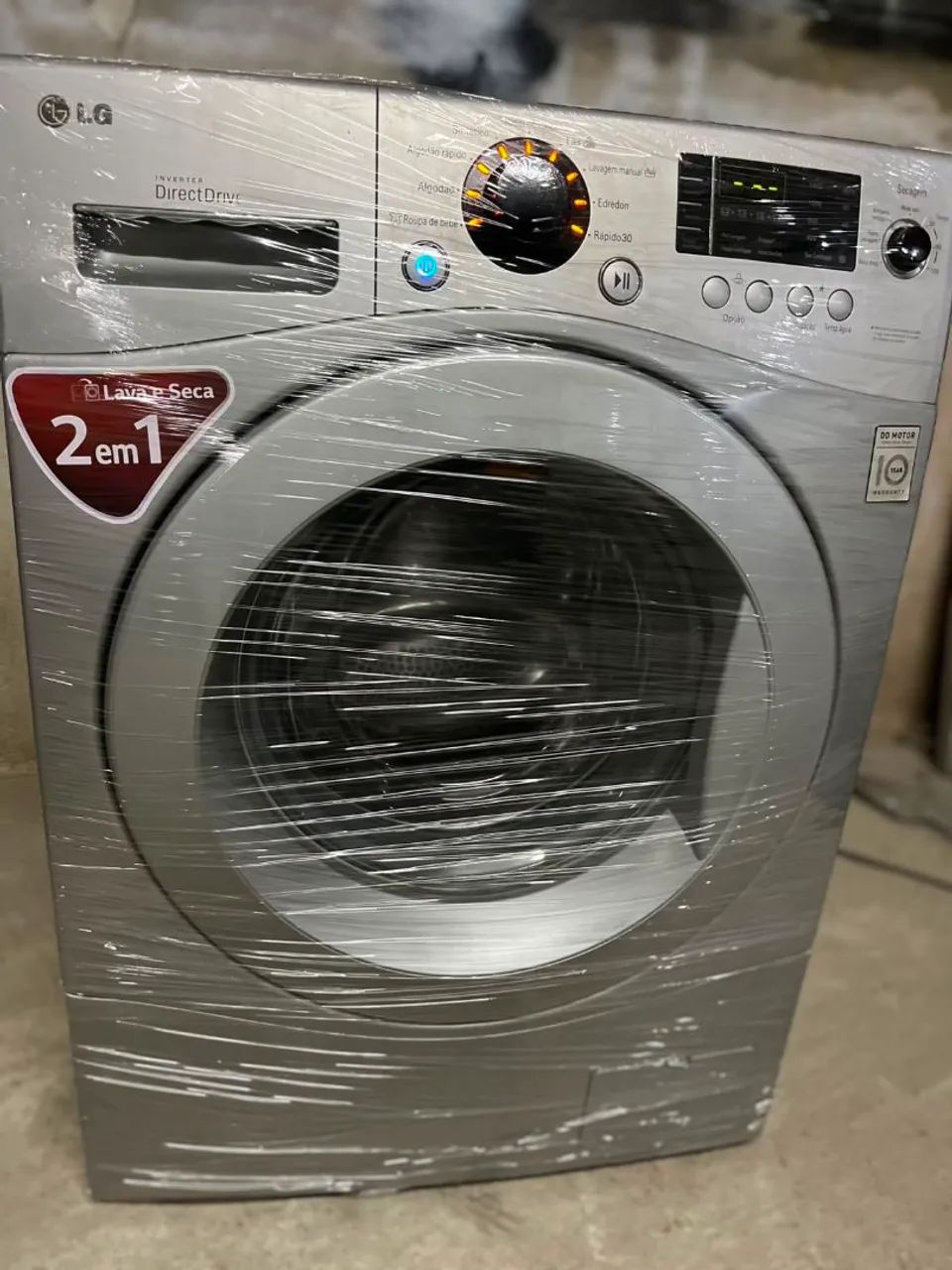 Lava e seca LG prata - Foto 2