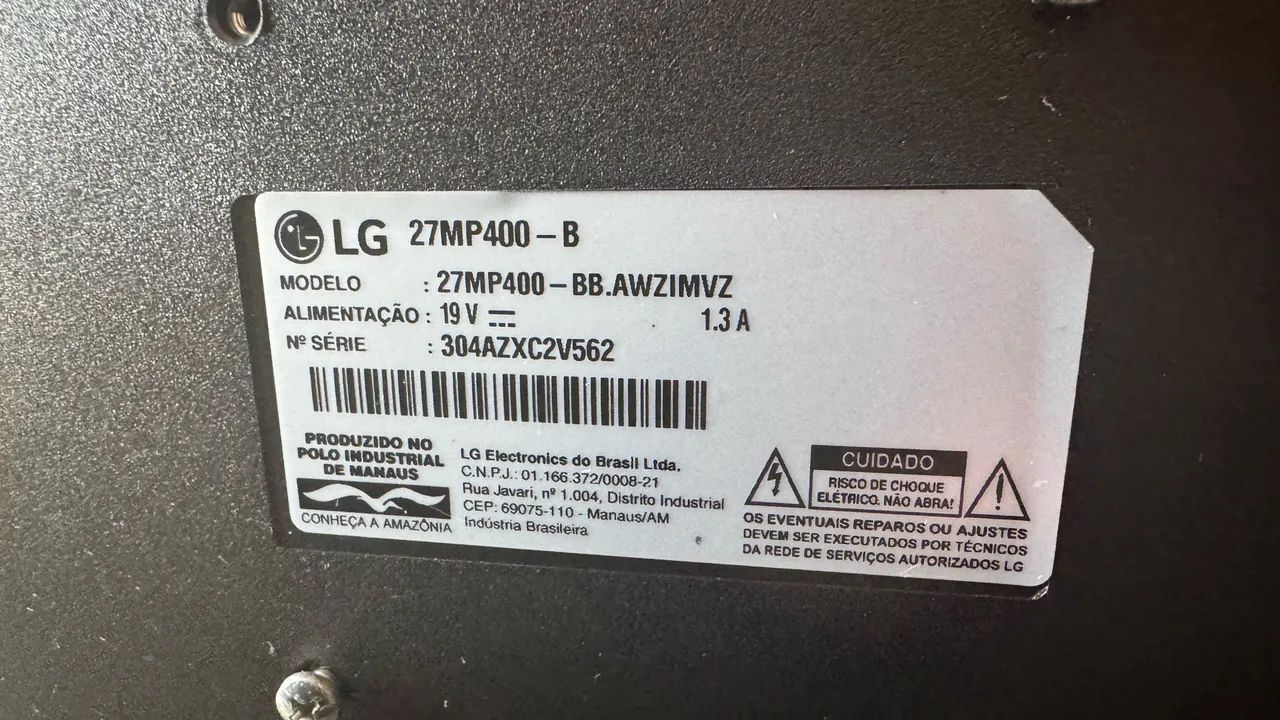 Monitor LG 27 fullHD tela IPS - Foto 5