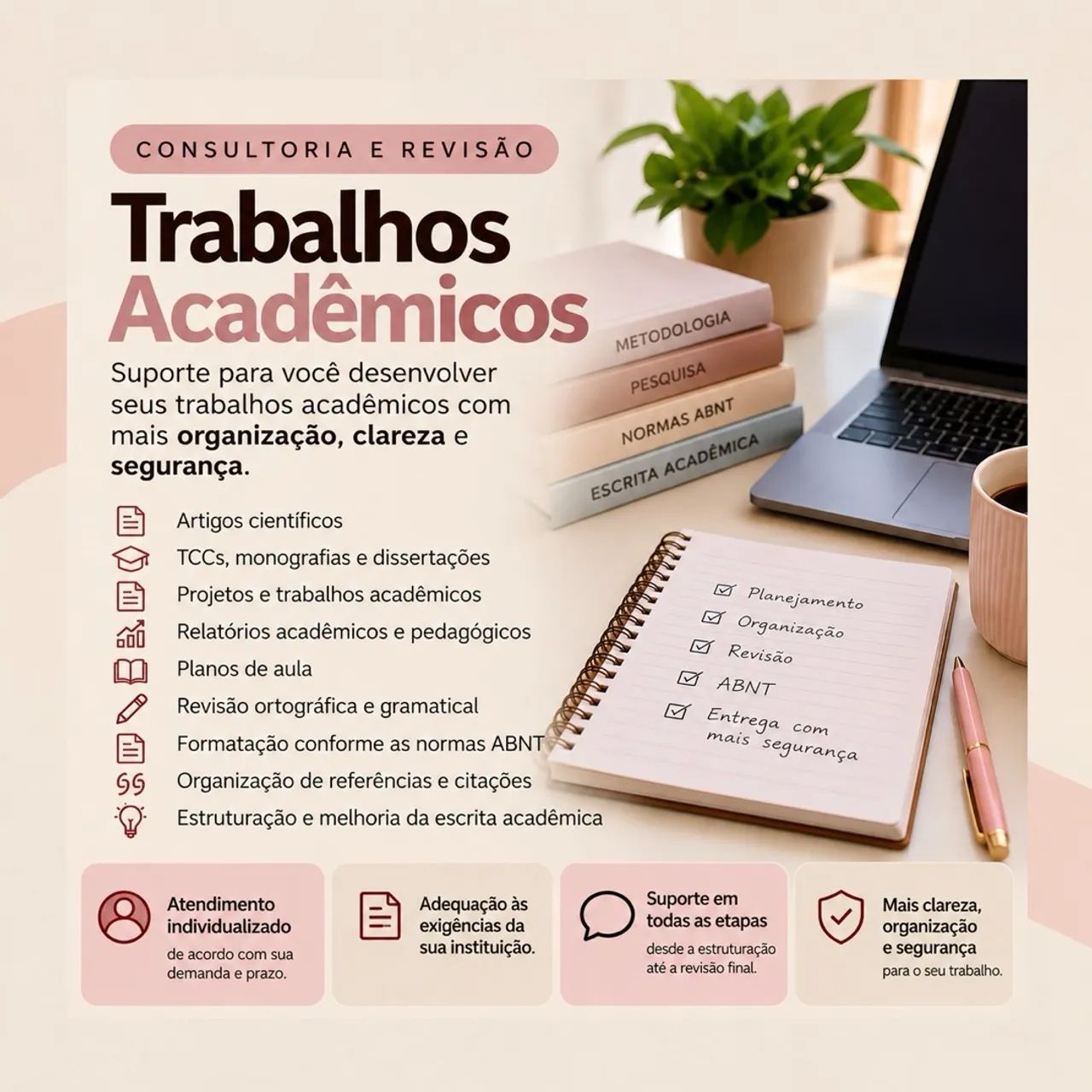 Revisão e Consultoria para Trabalhos Acadêmicos 