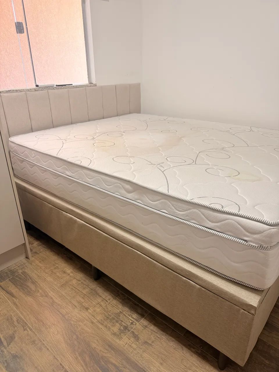 Cama Queen  box + colchão  - Foto 5