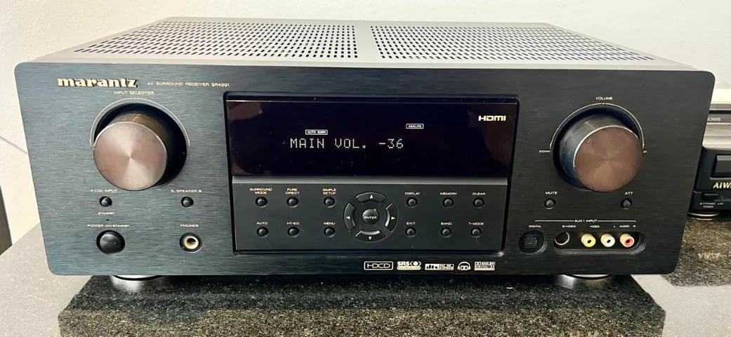 RECEIVER YAMAHA RX-V471 COMPLETO + BLUETOOTH EXT. - Aparelhos de