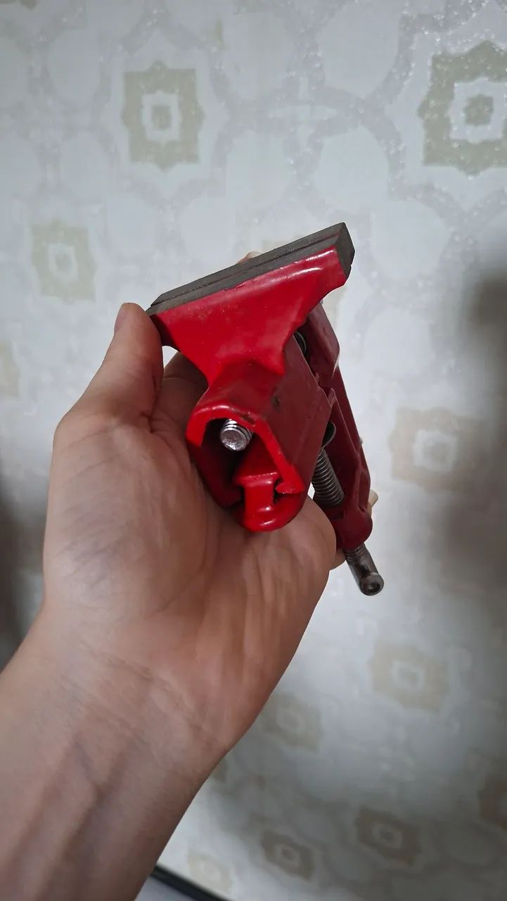 Mini Torno de Bancada Fixo 75mm - Foto 4