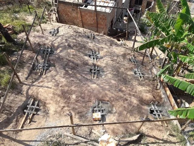 ? VENDO OU TROCO LOTE COM FUNDAÇÃO PRONTA - IBIRITÉ/MG