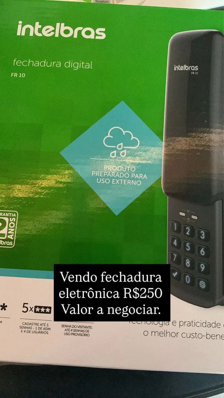 FECHADURA ELETRÔNICA 