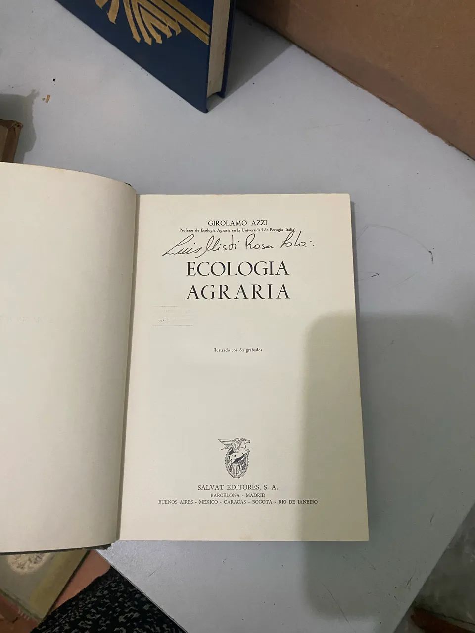 LIVRO ANTIGO ECOLOGIA AGRÁRIA  - Foto 2