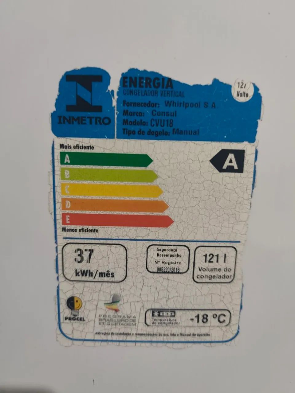 Freezer vertical Consul - CVU18 110V  - Foto 3