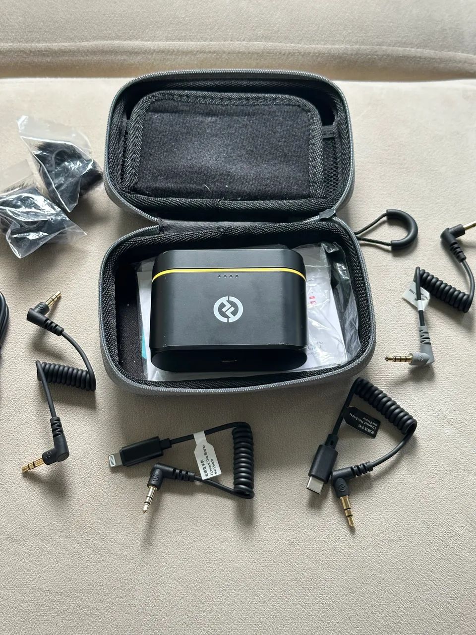 Microfone lapela Hollyland lark m1 duo 