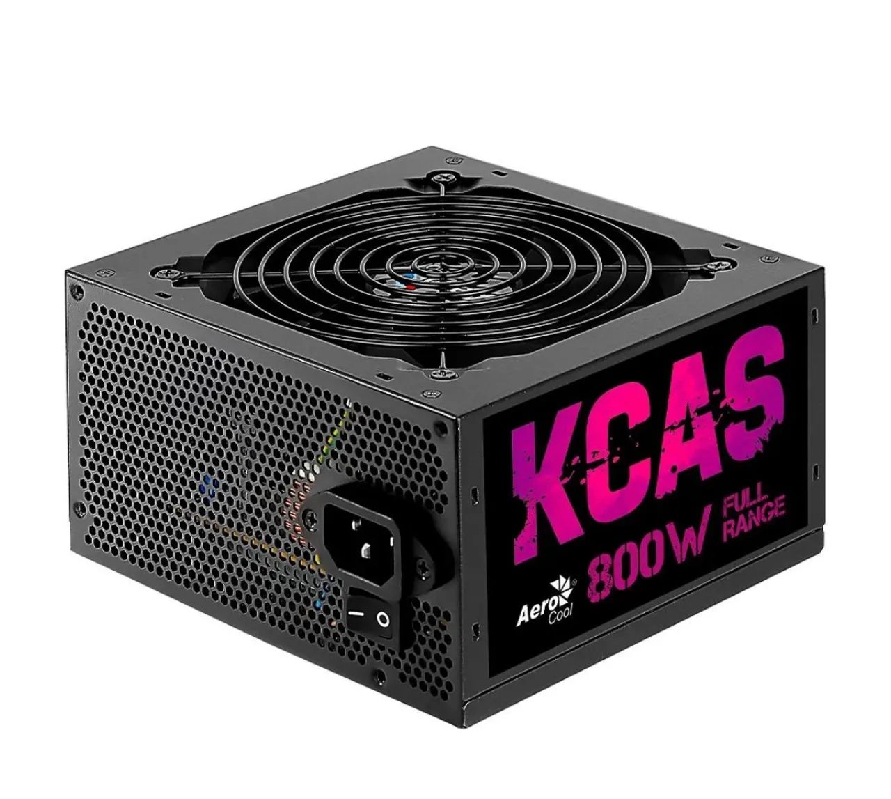 Fonte Gamer Aerocool ATX KCAS, 800W, 80 Plus Bronze, PFC Ativo, Preto - 79602