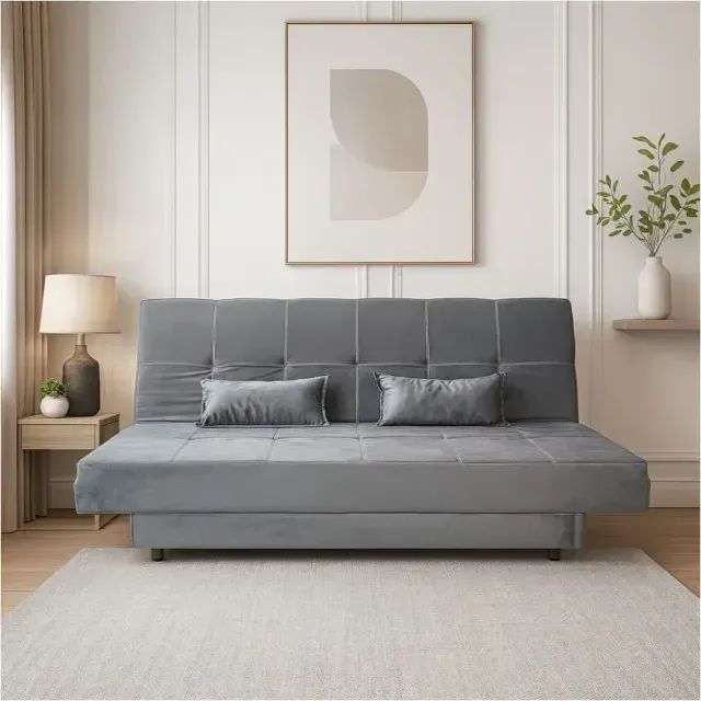 Sofá cama em espuma D28 a pronta entrega