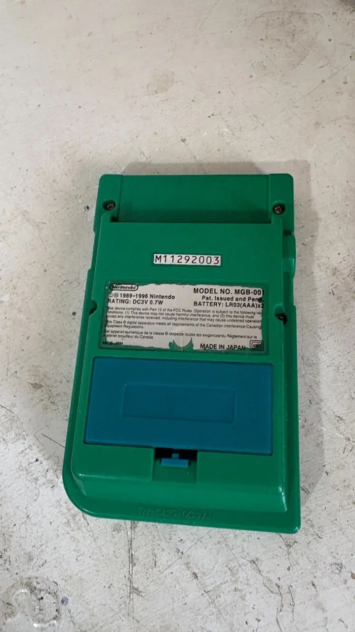 Console game boy pocket nintendo com defeito - Foto 2