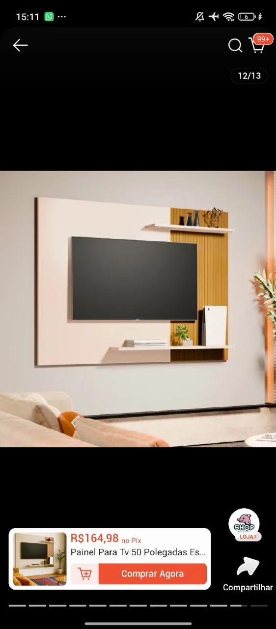 Painel tv  para até 60 polegadas 