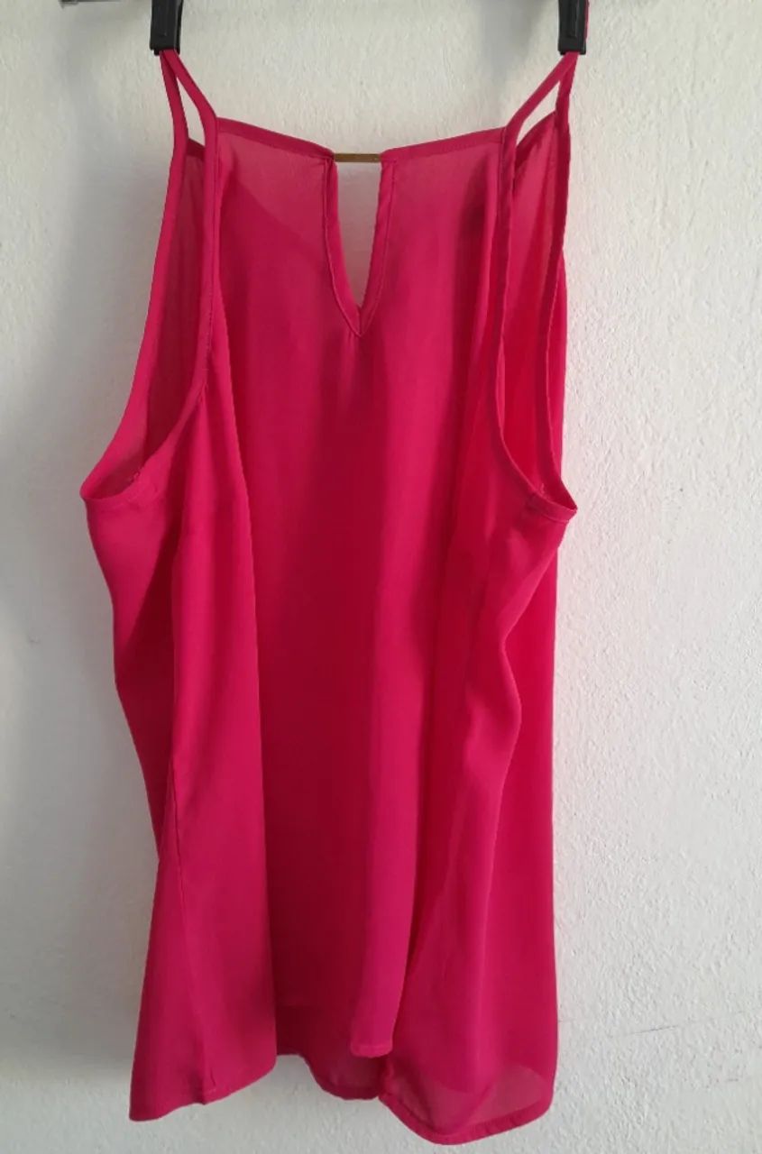 Blusinha de Alcinha Pink - Tam.: G