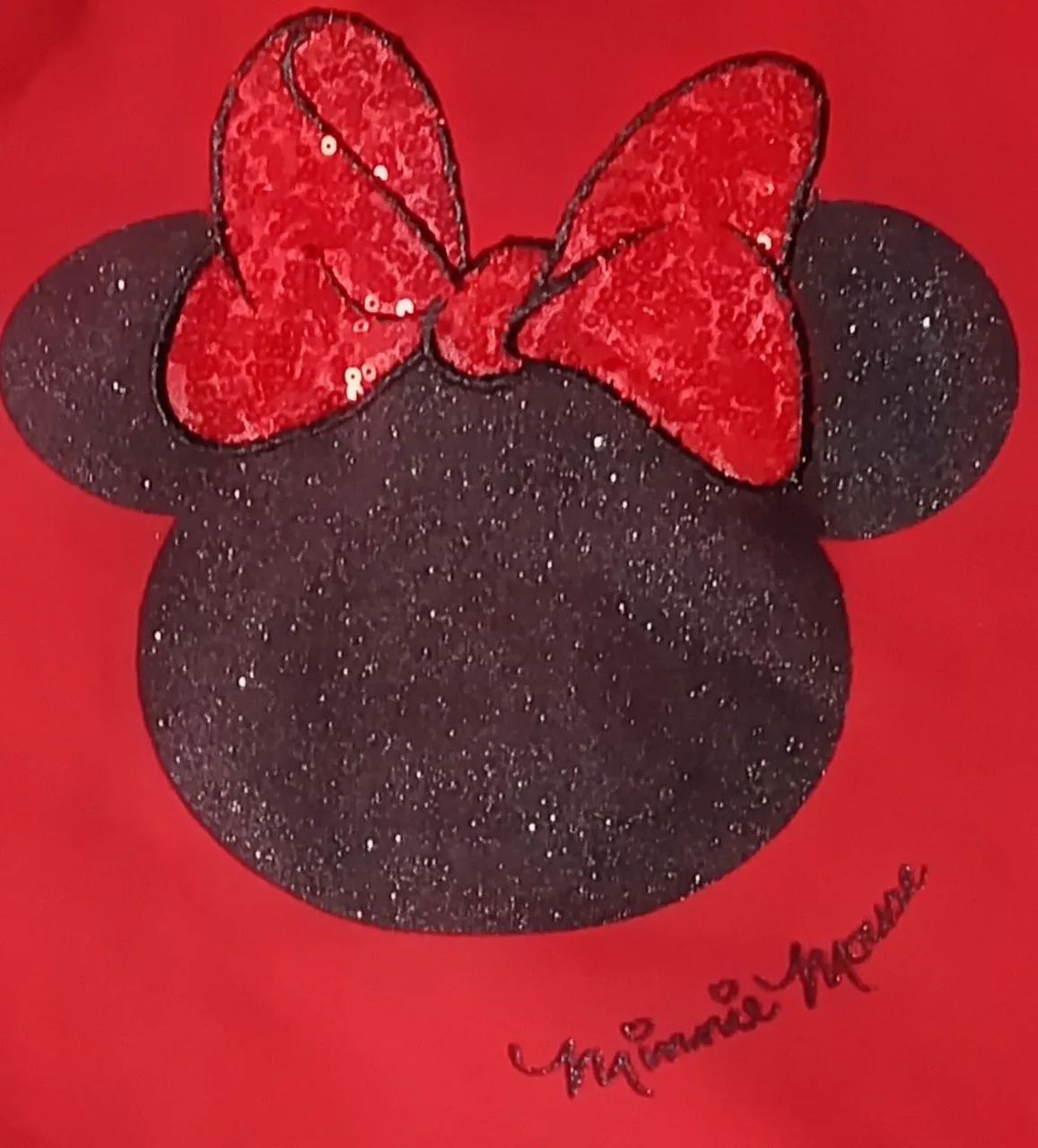 Blusa da Minnie infantil - Usada  - Foto 4