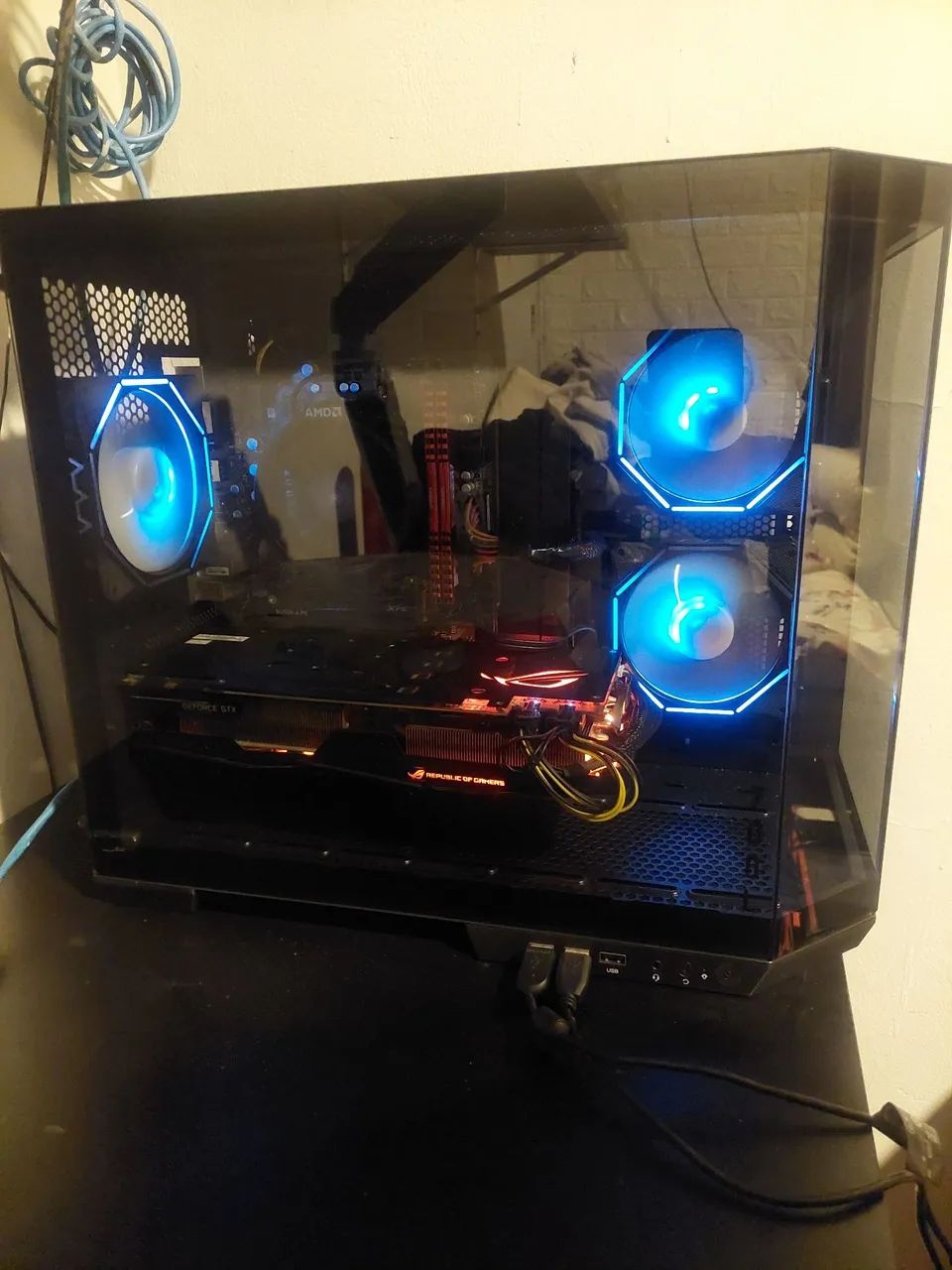 PC GAMER RYZEN 5600 GT GTX 1080 ASUS ROG STRIX - Foto 3