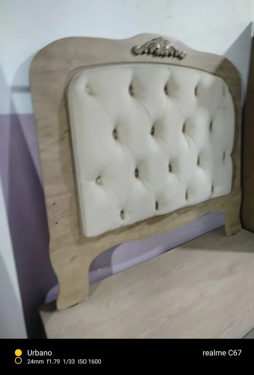 Cabíceira cama solteiro acochoada  - Foto 4