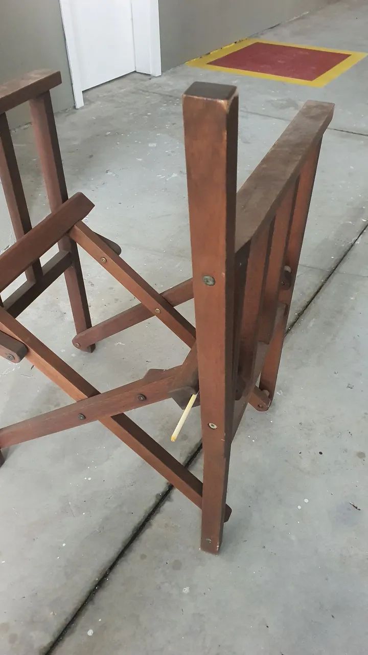 Estrutura de cadeira tipo diretor em ótimo estado! - Foto 4