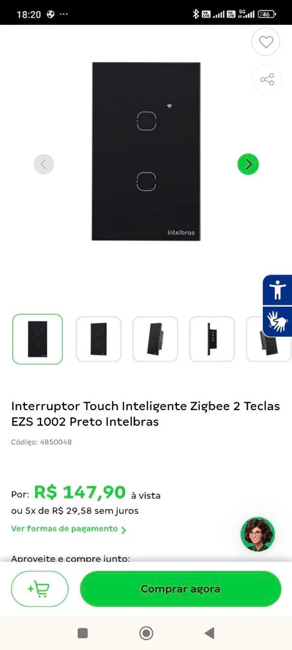 Interruptor inteligente 65104469254657122