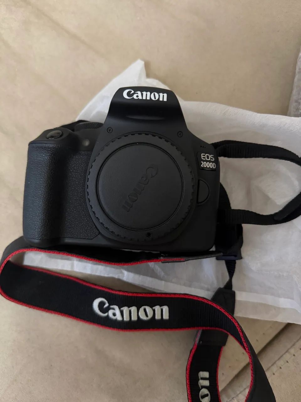 Câmera Canon EOS 2000D + 2 lentes ZERADA completa  - Foto 2