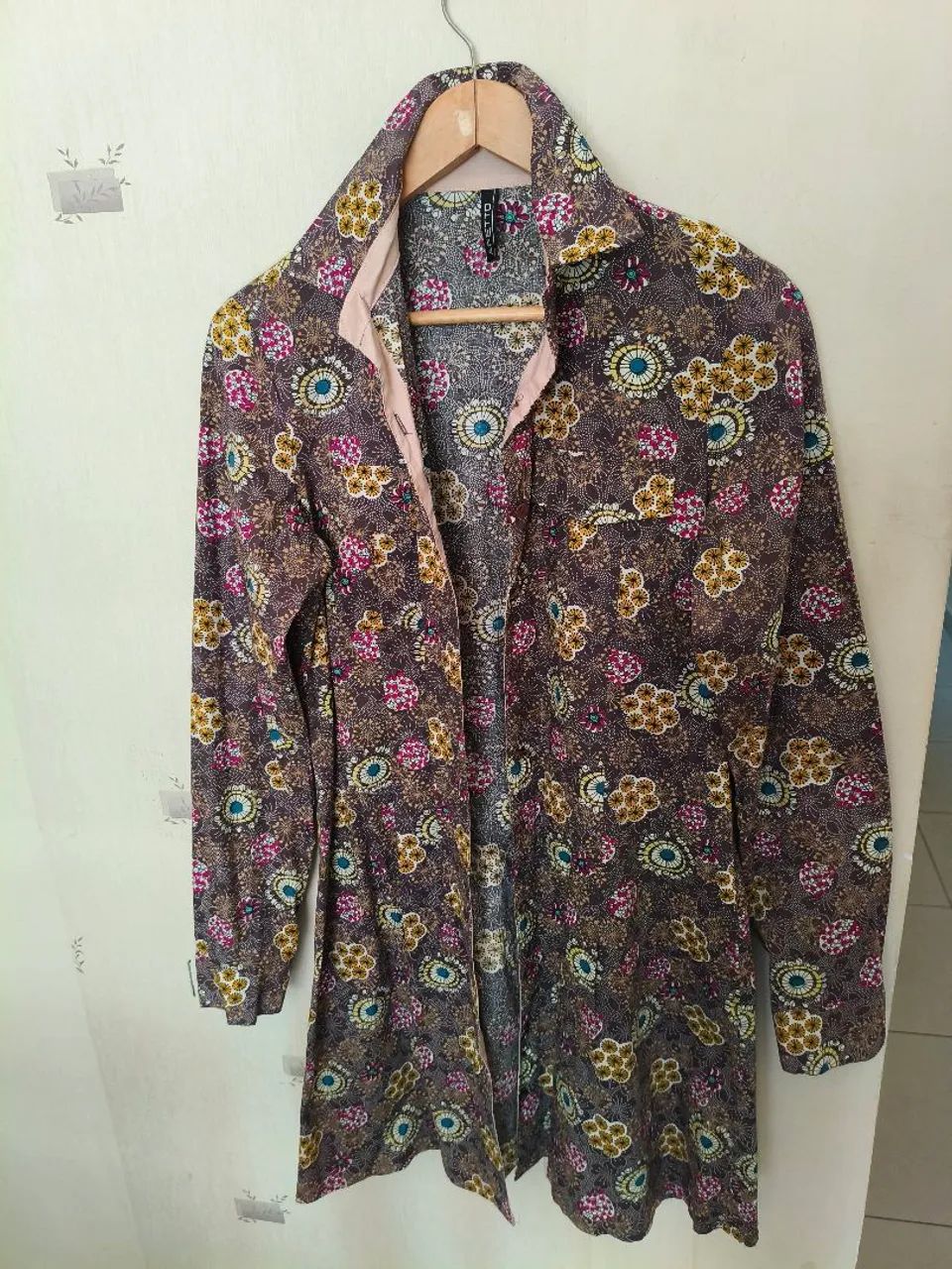 AFETTO VESTIDO CHEMISE ALGODÃO TAM M  - Foto 2