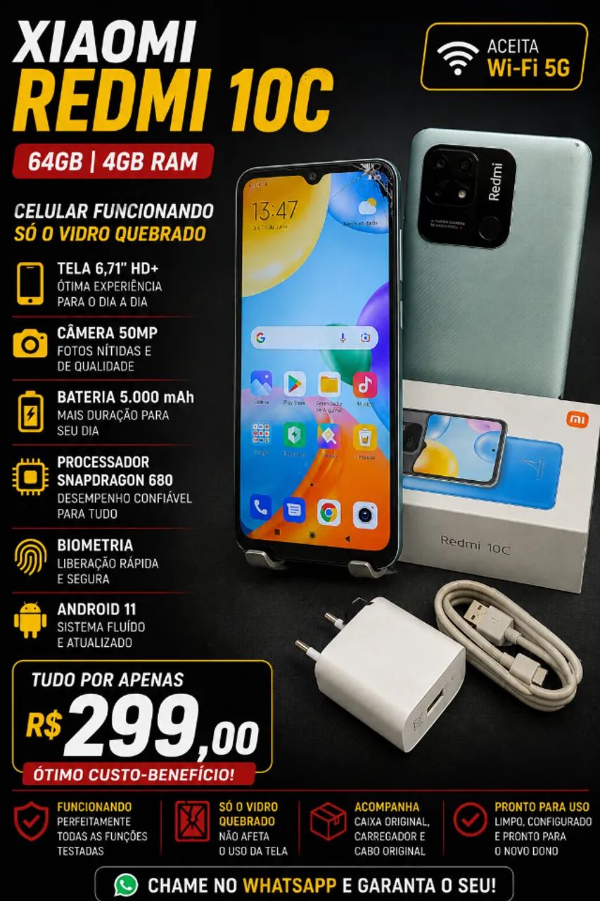 Celular Redmi 10C