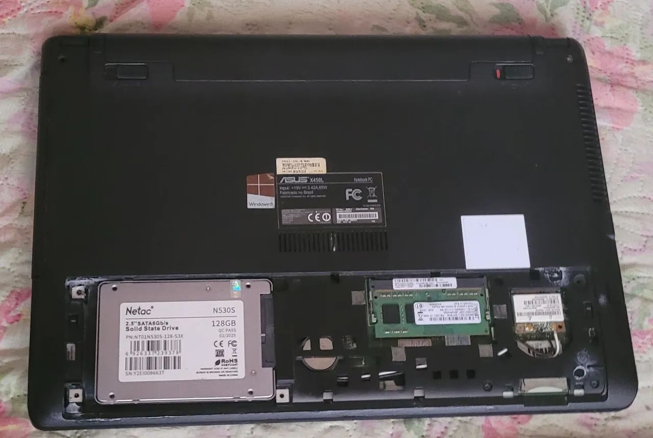 Notebook Asus i5 4200u/ ssd 120gb/6 de ram/ placa de vídeo 2gb Barato - Foto 2