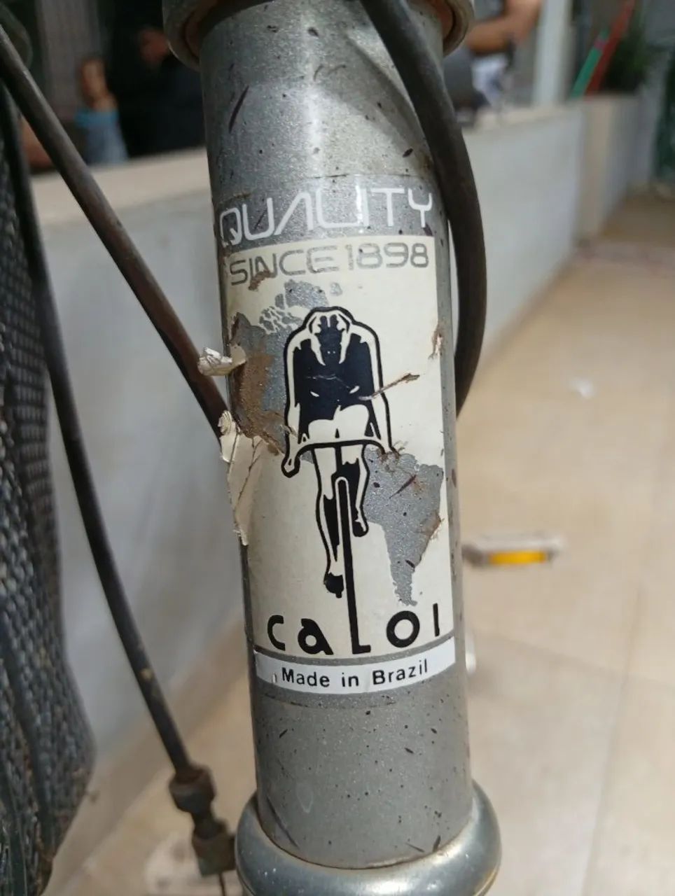 Bicicleta since 1898 relíquia usado.