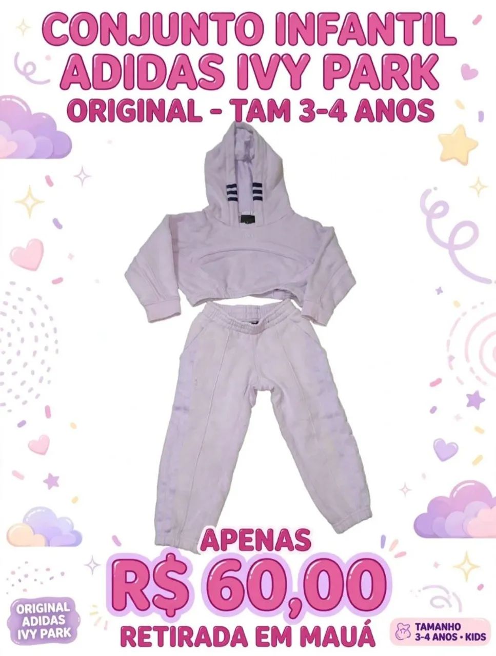 Conjunto Adidas infantil 