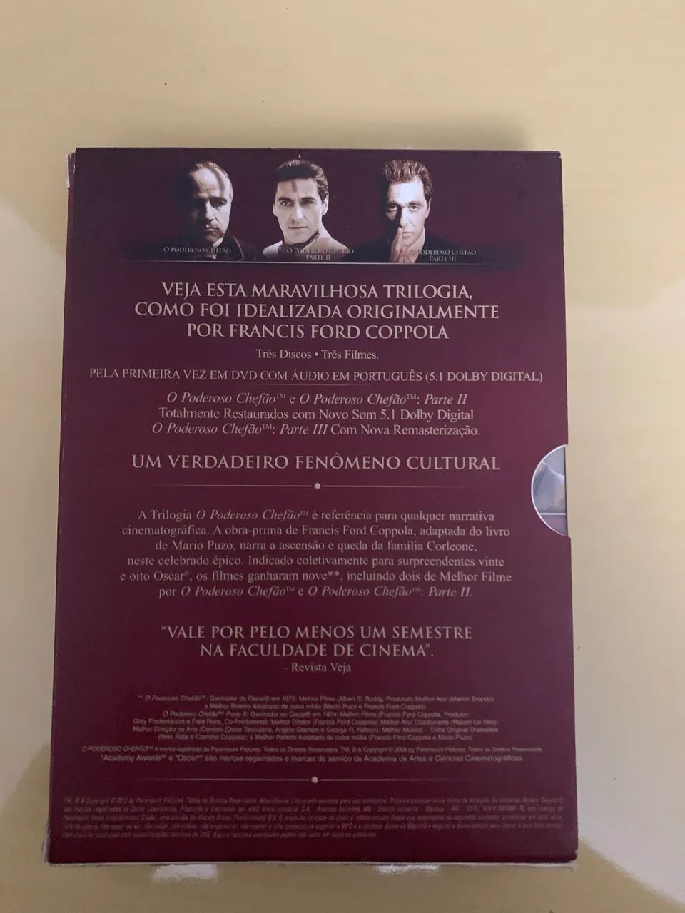 Trilogia Poderoso chefão DVD - Foto 2