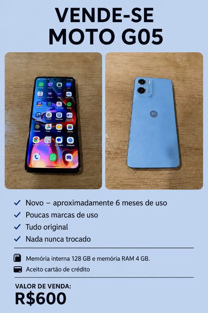 Celular Moto G05 