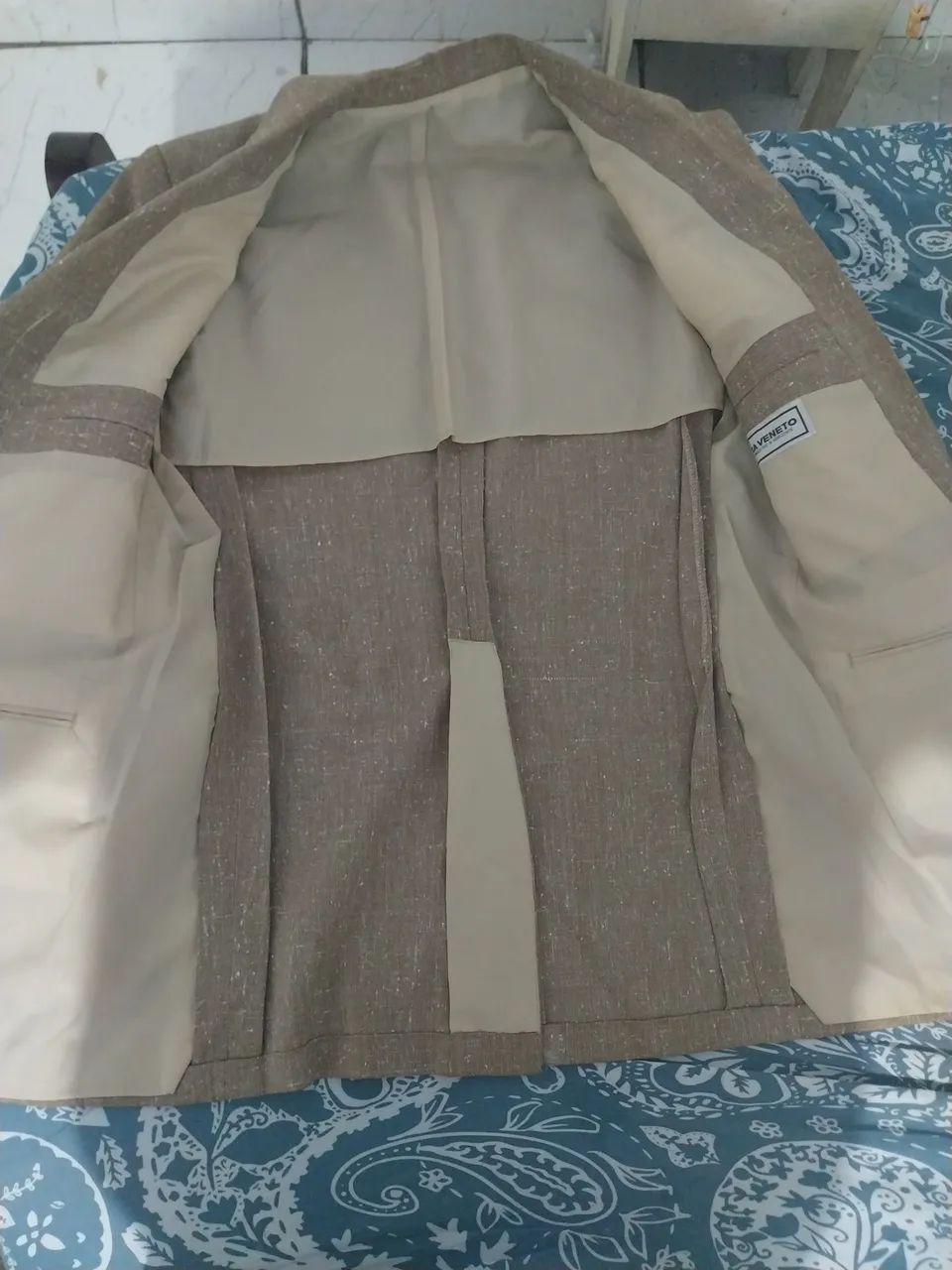 Paletó masculino Bege - Foto 2