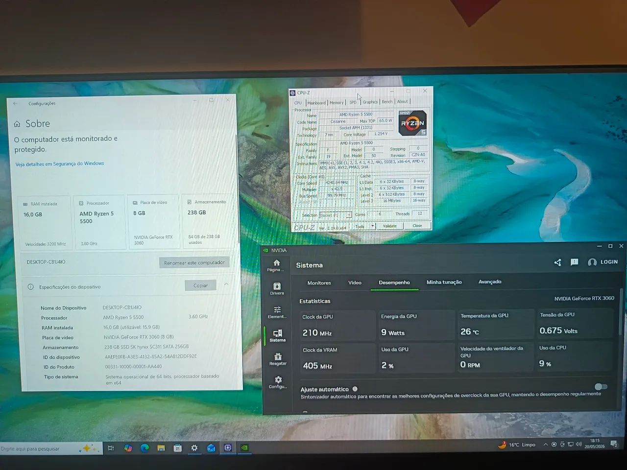 PC Gamer RTX 3060 + Ryzen 5 5500 - Foto 4
