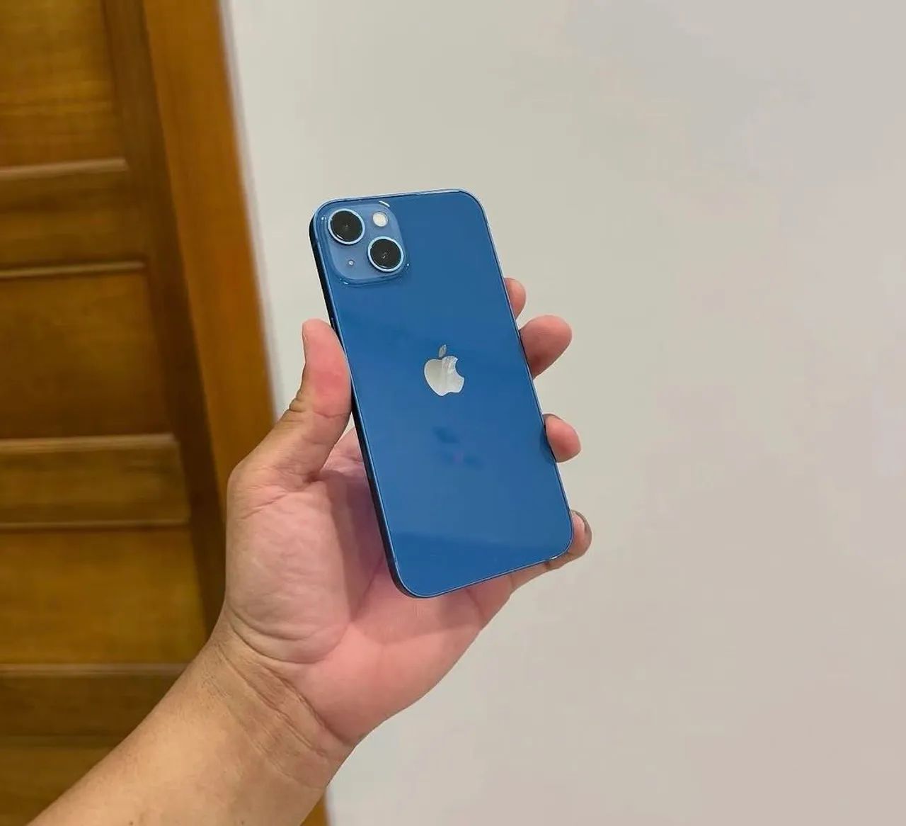 IPhone 13 azul 128GB Face iD ok aceito troca! - Foto 5
