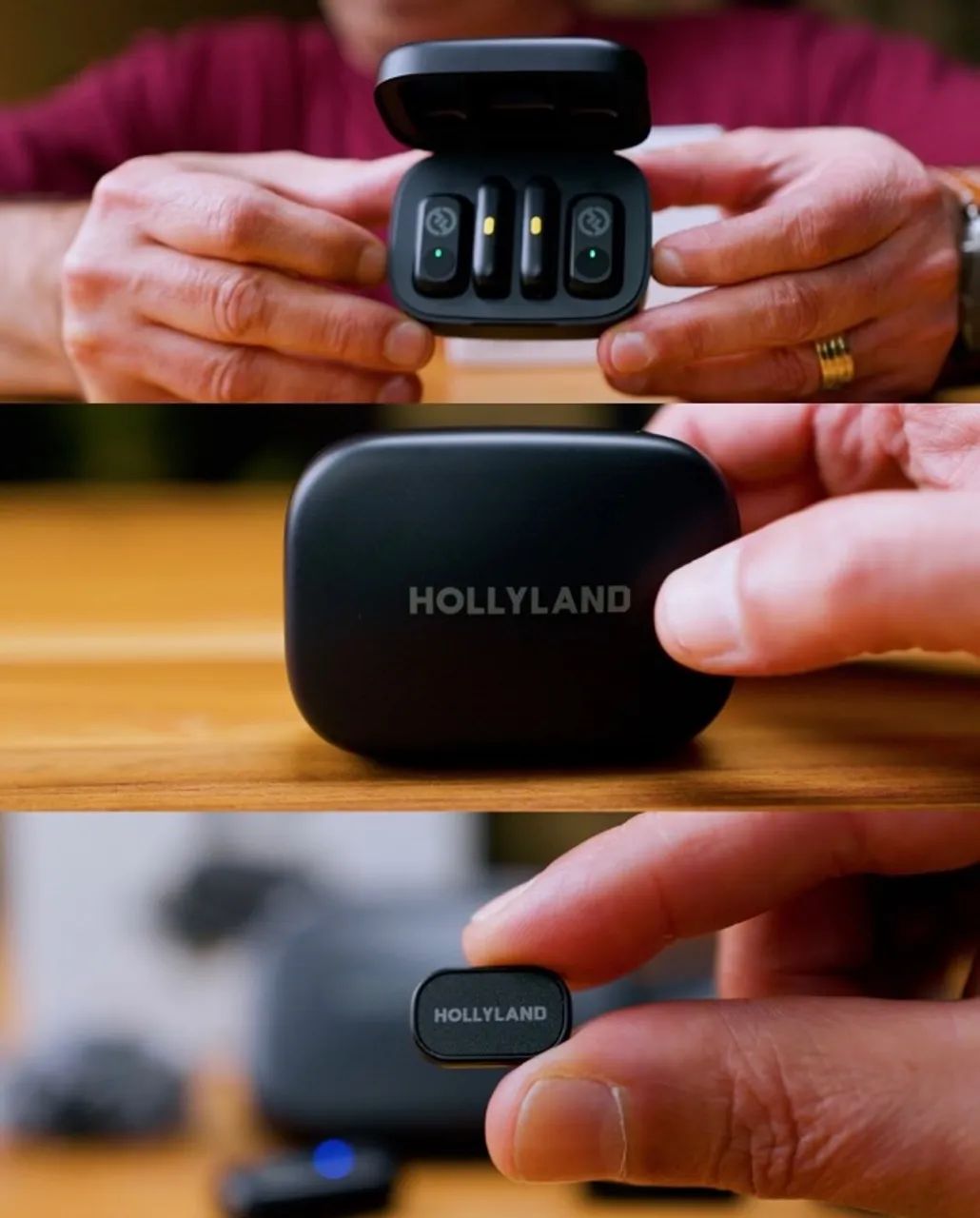 MICROFONE HOLLYLAND LARK M1 COMBO TIPO C / LIGHTING - Foto 4
