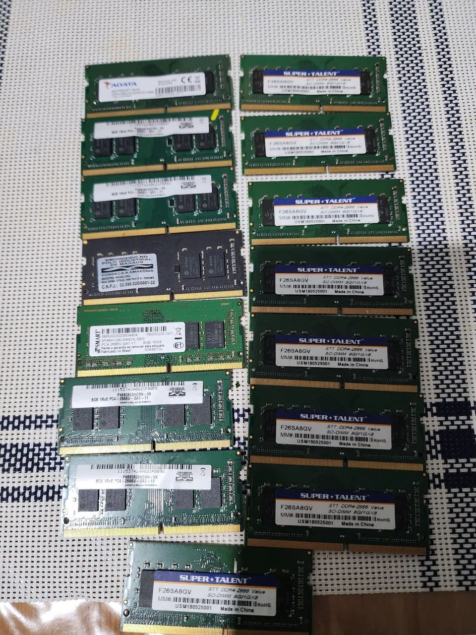 5x 8gb ddr4 notebook
