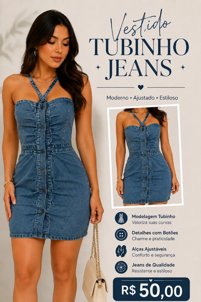 Saia e Vestido Jeans