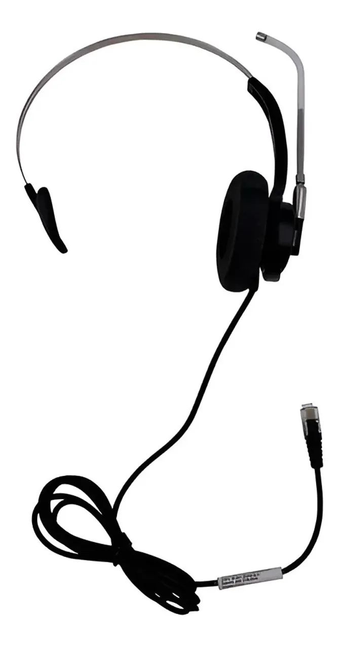 Headset Intelbras THS 40 RJ9 - Para Telefone Fixo - Novo - Loja Coimbra Computadores - Foto 2