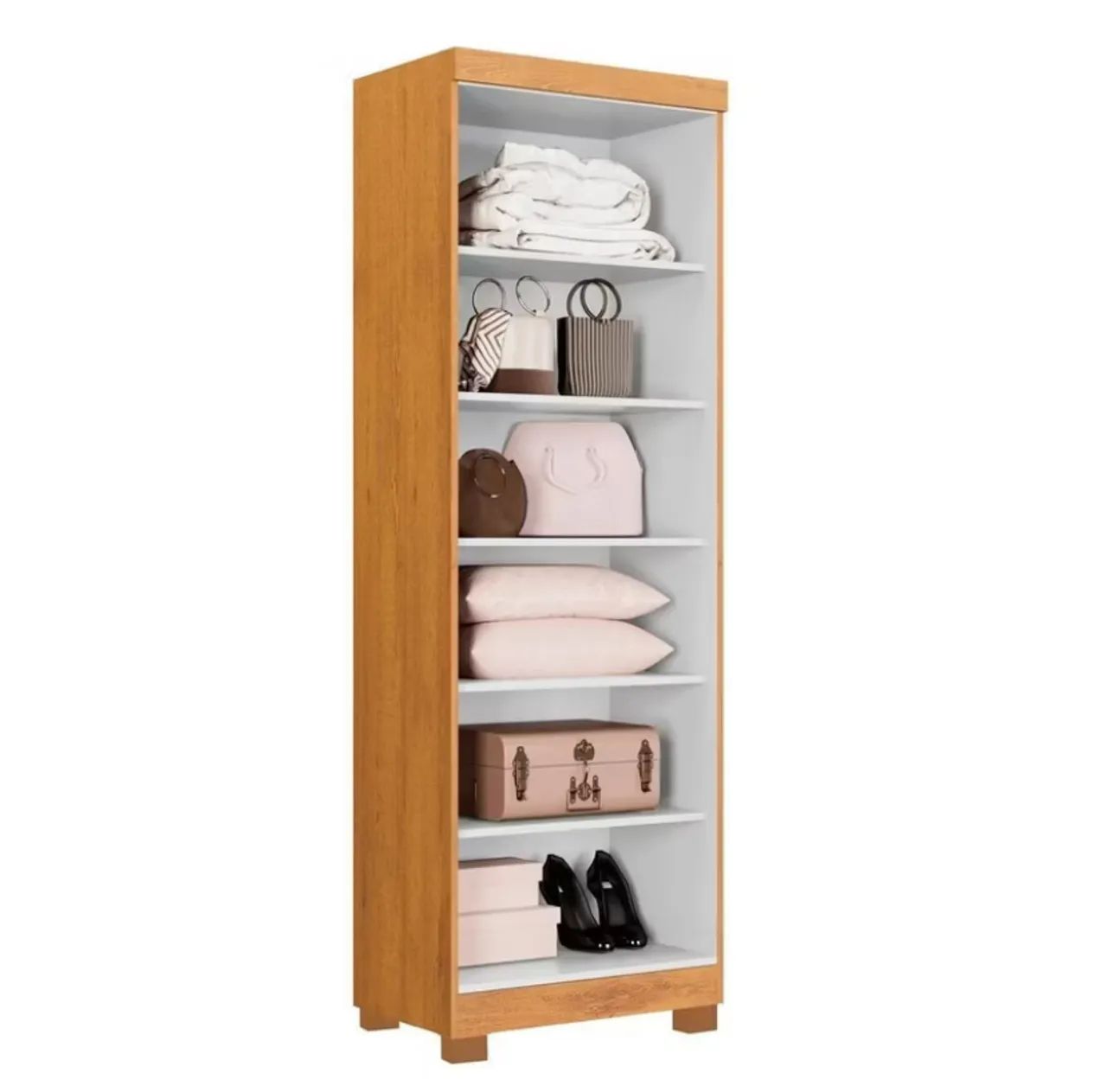 Armário Multiuso 2 Portas com Chave 100% Mdf Toronto Espresso Móveis - Foto 4