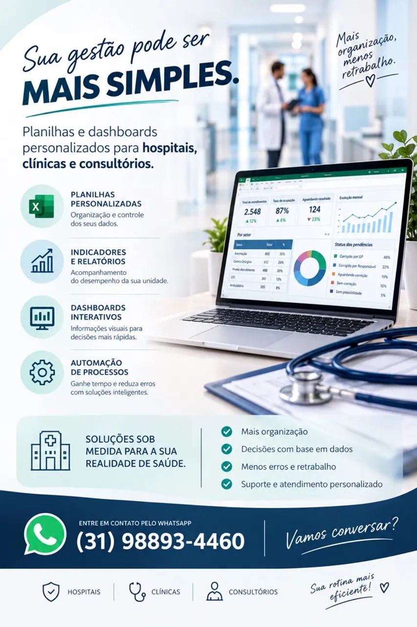 Planilhas Personalizadas e Dashboards em Excel | Automação - Foto 2