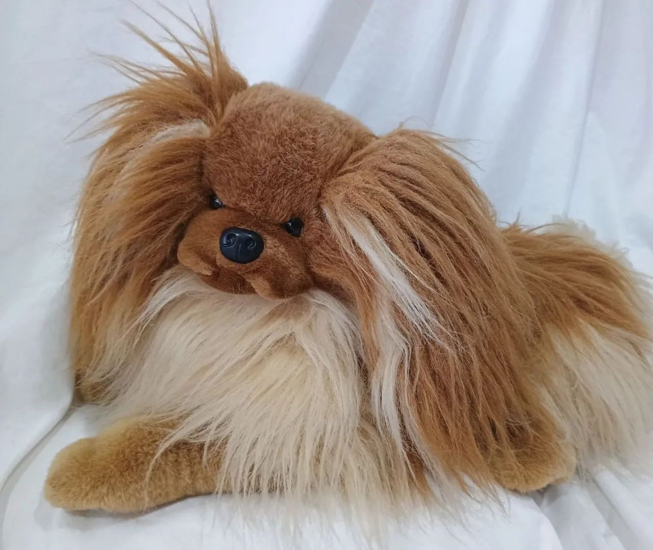 ANTIGOS PELÚCIAS*  lote com um Cachorro e um Leão grande 50 cm cada  - Foto 2