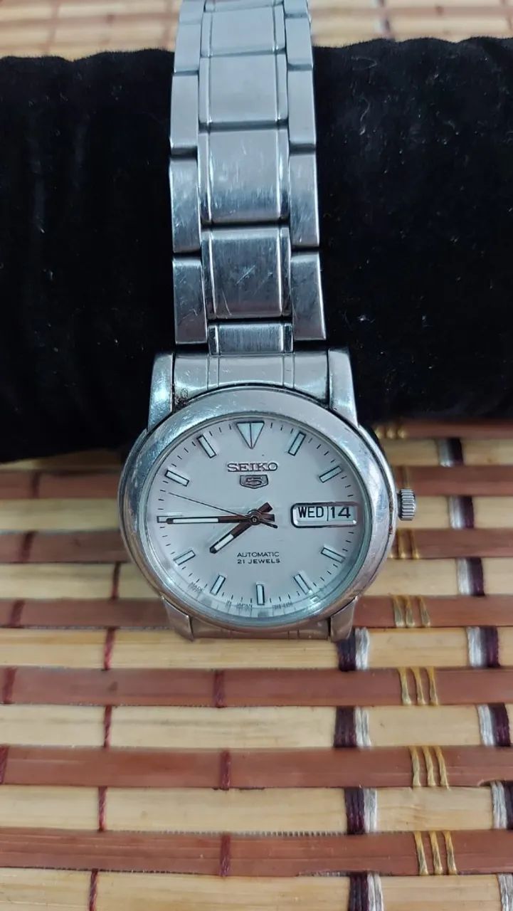 RELÓGIO SEIKO 5 - 7S26-0410 - AUTOMATICO - MADE IN JAPAN - Foto 4
